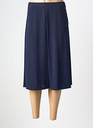Jupe mi-longue stretch bleu NAYAT femme