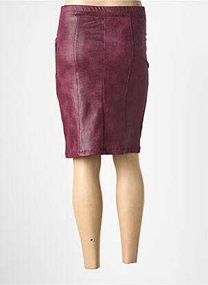 Jupe mi-longue taille normale violet CHARMING GIRL femme