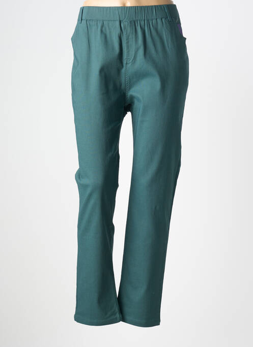 Pantalon slim taille élastique taille normale vert PLURIELLES femme
