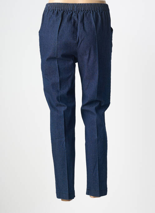 Pantacourt stretch taille normale bleu PLURIELLES femme