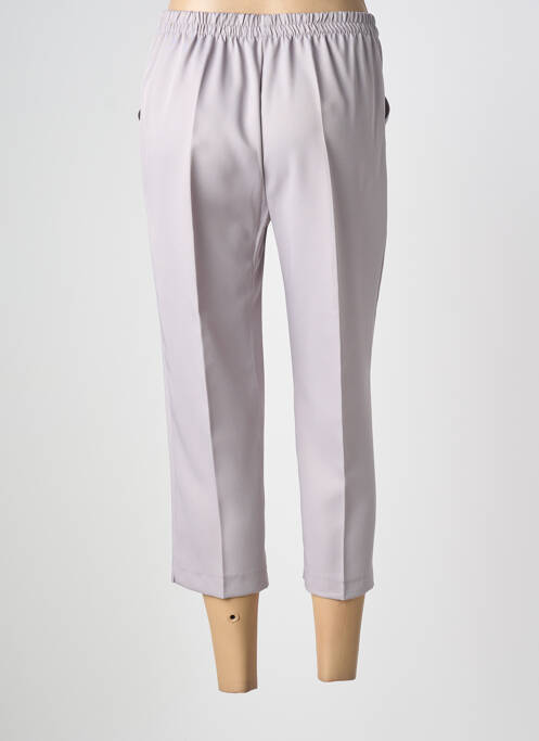 Pantacourt stretch taille normale gris PLURIELLES femme