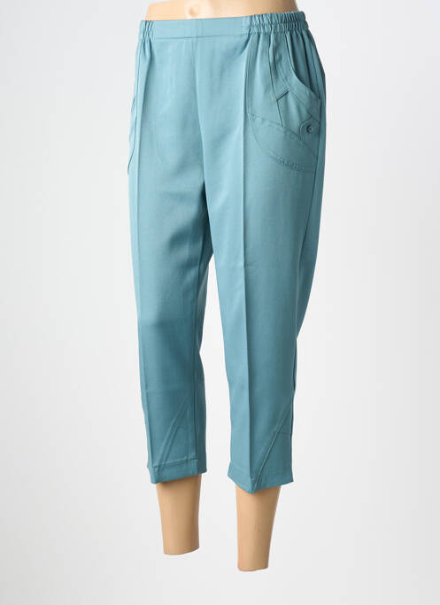 Pantacourt stretch taille normale vert PLURIELLES femme