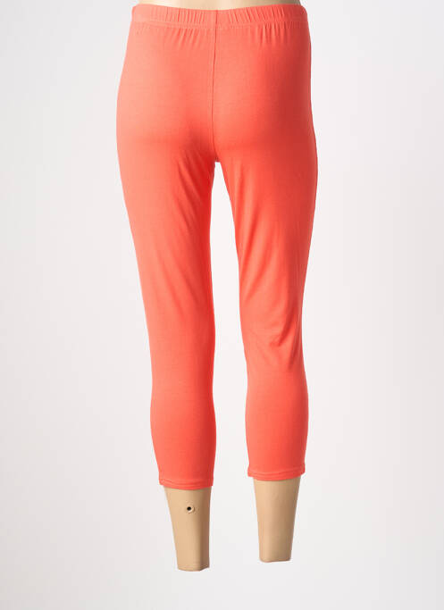 Legging tissage jersey taille normale orange PLURIELLES femme