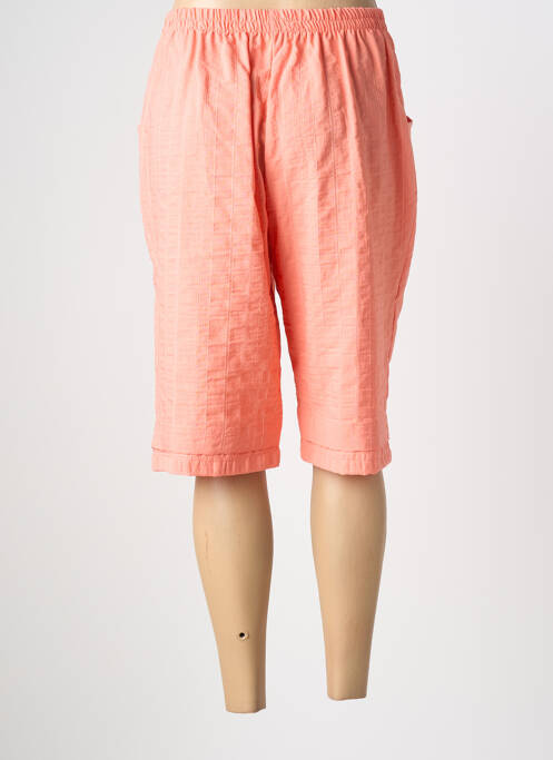 Bermuda taille élastique taille normale rose PLURIELLES femme