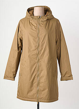 Parka fermeture zippée sur le devant a capuche marron ESCANDELLE femme