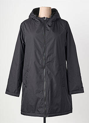 Parka fermeture zippée sur le devant a capuche noir ESCANDELLE femme
