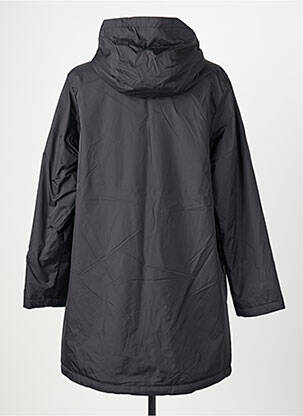 Parka fermeture zippée sur le devant a capuche noir ESCANDELLE femme