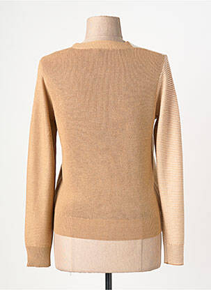 Gilet manches longues coupe cintrée beige MARINA V femme