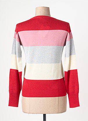Pull coupe cintrée manches longues rouge EMME M femme