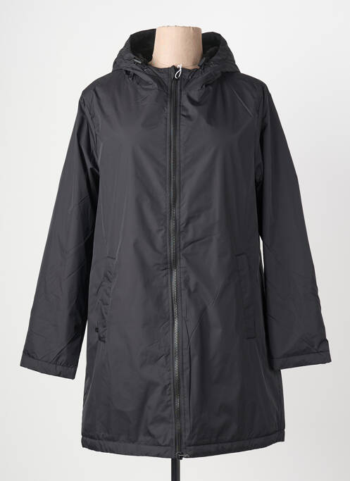 Parka fermeture zippée sur le devant a capuche noir ESCANDELLE femme