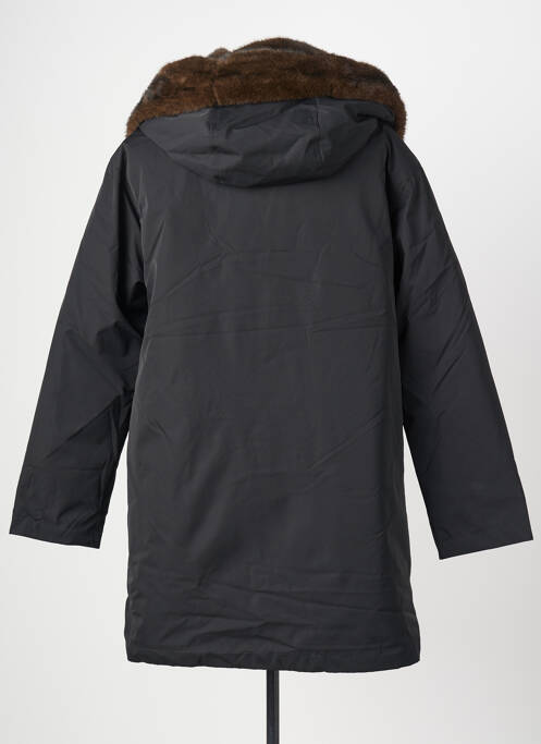 Parka manches longues a capuche noir ESCANDELLE femme