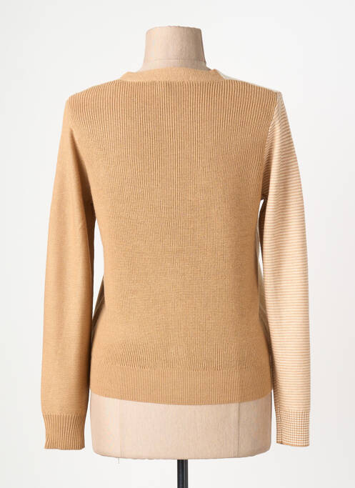 Gilet manches longues coupe cintrée beige MARINA V femme
