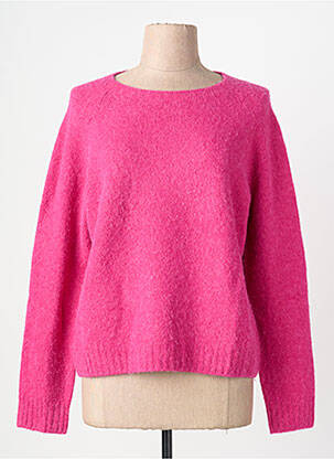 Pull stretch manches longues rose MAX MARA femme