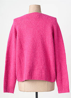 Pull stretch manches longues rose MAX MARA femme
