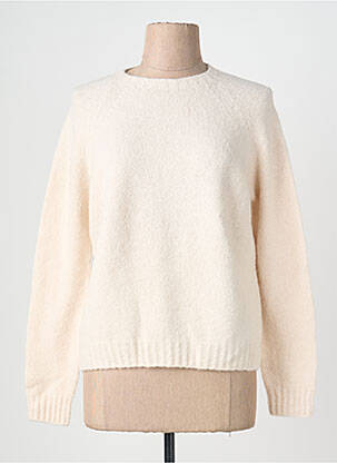 Pull stretch manches longues blanc MAX MARA femme