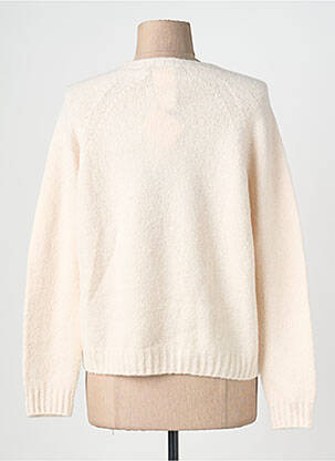 Pull stretch manches longues blanc MAX MARA femme