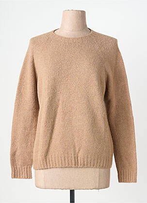 Pull stretch manches longues marron MAX MARA femme