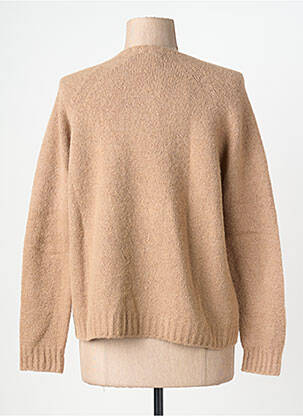 Pull stretch manches longues marron MAX MARA femme
