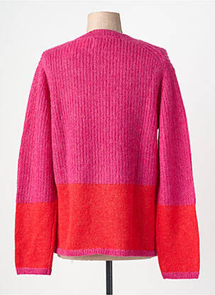 Pull coupe cintrée manches longues rose BELLA JONES femme