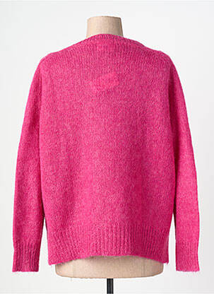 Pull coupe cintrée manches longues rose BELLA JONES femme