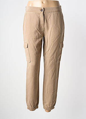 Pantalon cargo poches beige LCDN femme