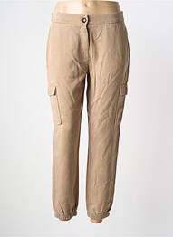 Pantalon cargo poches beige LCDN femme