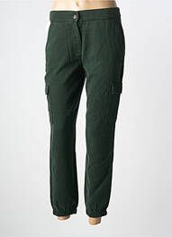Pantalon cargo poches vert LCDN femme