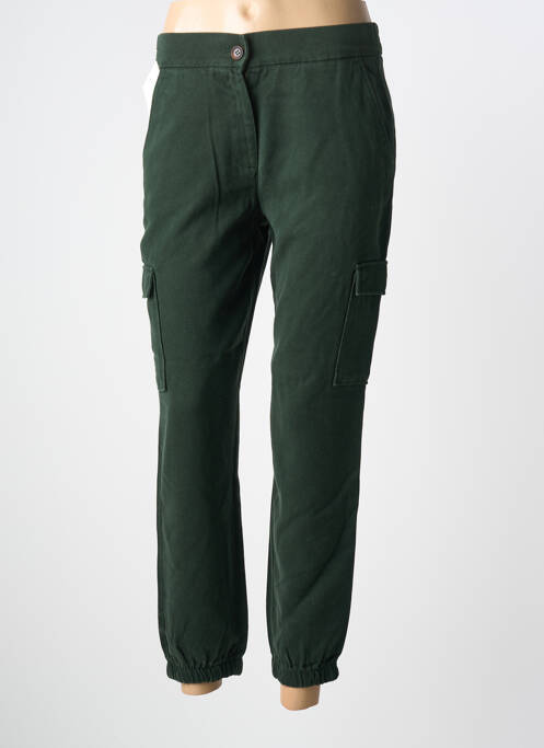 Pantalon cargo poches vert LCDN femme