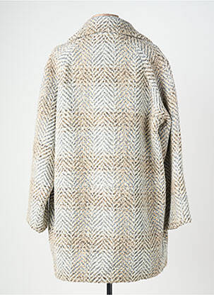Manteau long coupe droite sans capuche beige GERARD DAREL femme