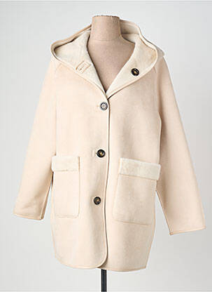Manteau long a capuche a capuche beige EMME M femme