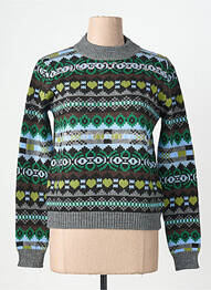Pull stretch manches longues vert WEEKEND MAXMARA femme