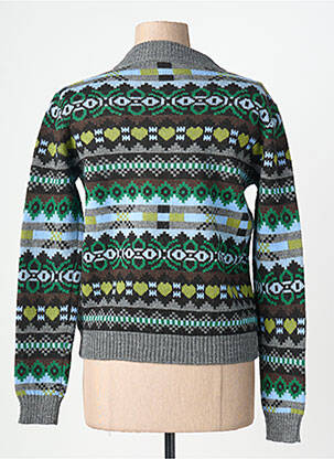 Pull stretch manches longues vert WEEKEND MAXMARA femme