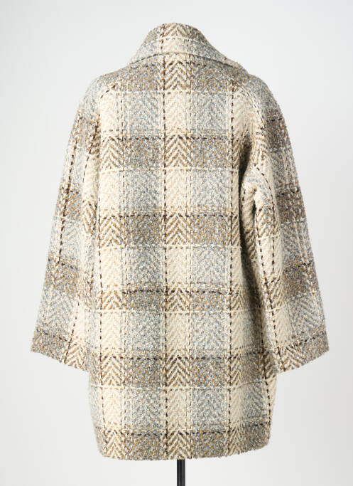 Manteau long coupe droite sans capuche beige GERARD DAREL femme