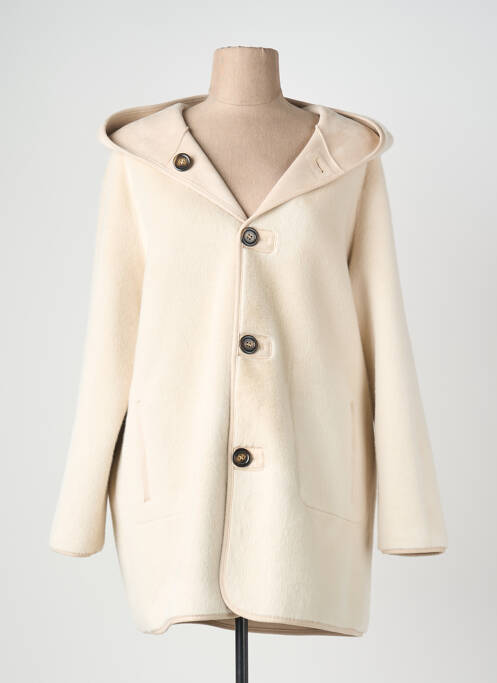 Manteau long a capuche a capuche beige EMME M femme