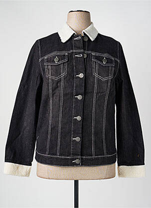 Veste casual coupe droite noir SHEEGO femme