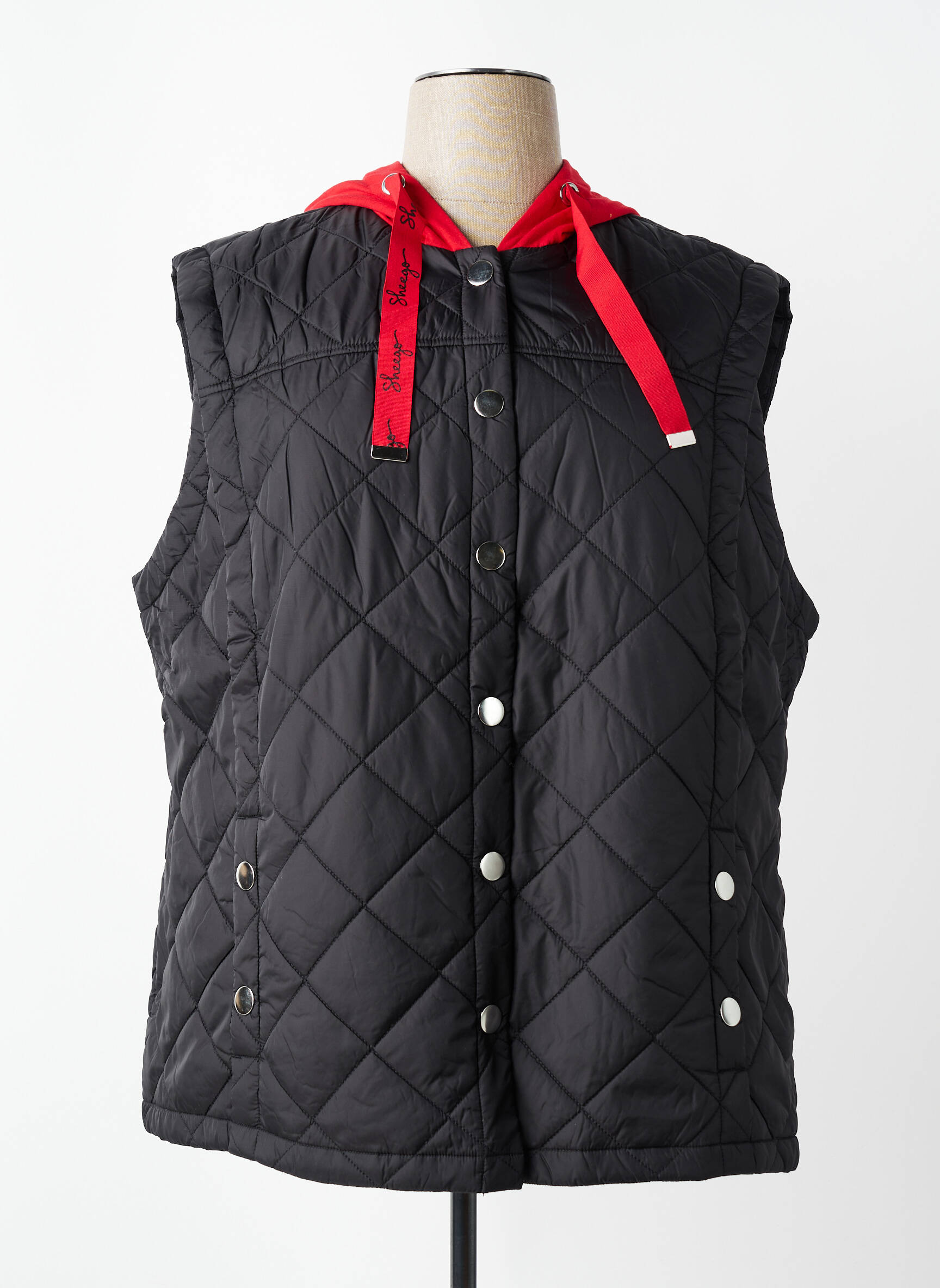 Doudoune capuche a capuche noir SHEEGO femme