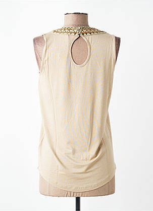 Top stretch sans manche beige HEINE femme