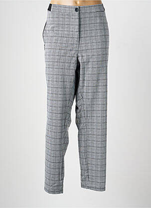 Pantalon droit stretch taille normale gris SHEEGO femme