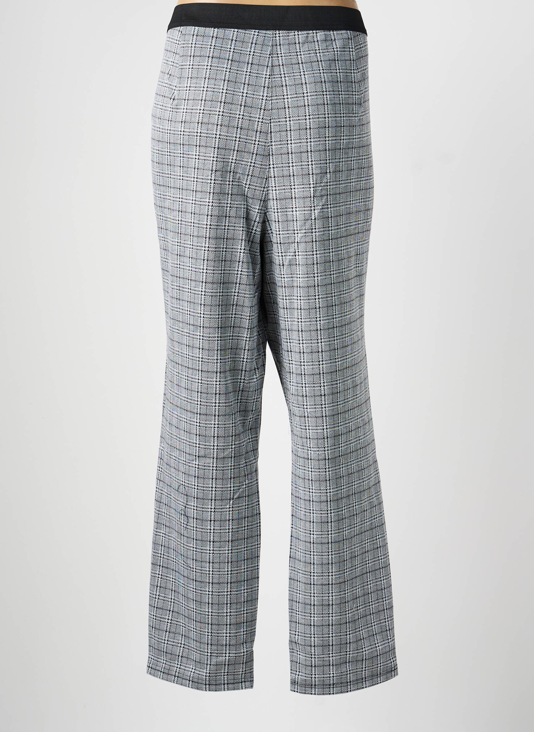 Pantalon droit stretch taille normale gris SHEEGO femme