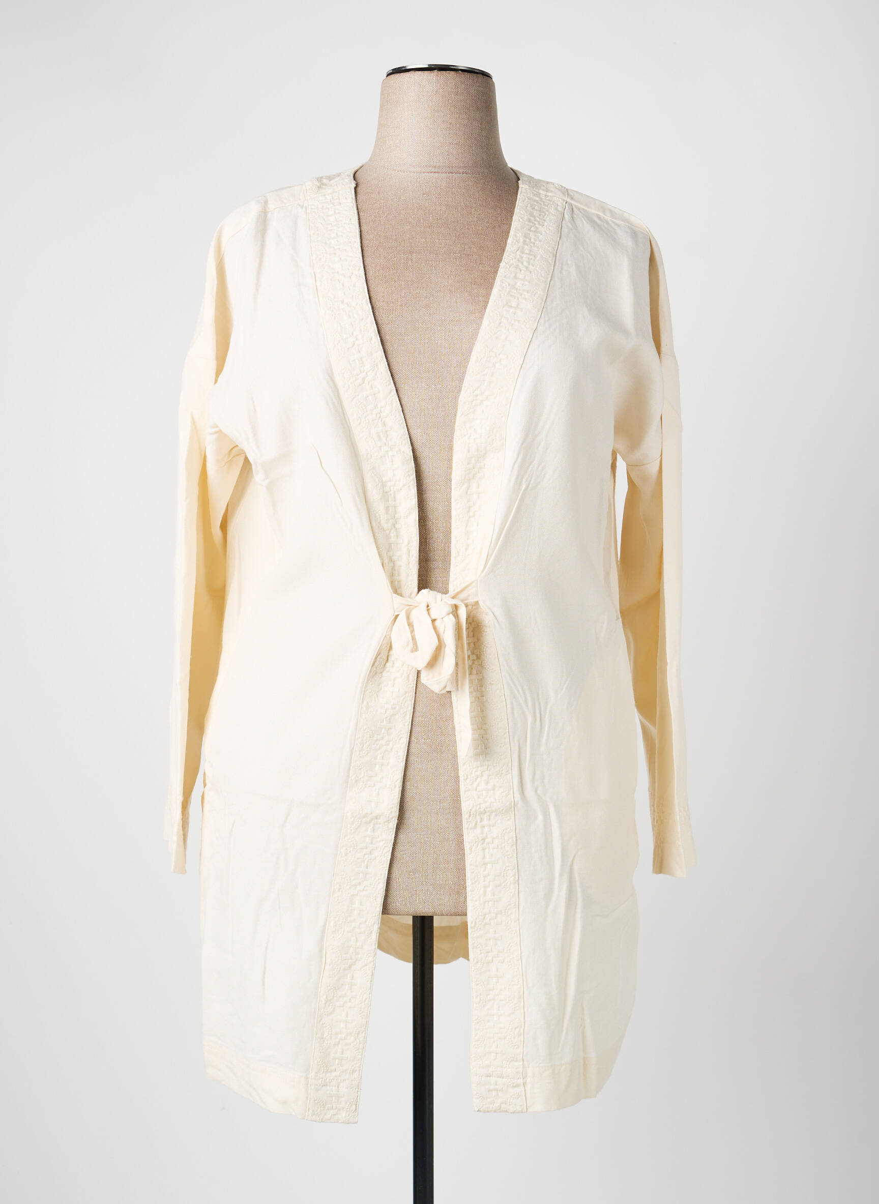 Veste casual coupe cintrée beige SHEEGO femme