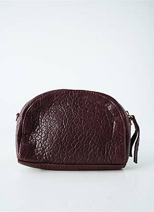 Sac fermeture zippée forme rectangulaire violet PETITE MENDIGOTE femme