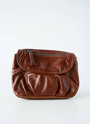 Sac fermeture fermeture aimantée forme rectangulaire marron NAT & NIN femme