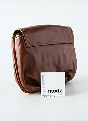 Sac fermeture fermeture aimantée forme rectangulaire marron NAT & NIN femme