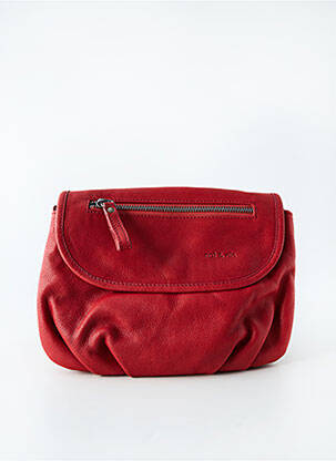 Sac doublure textile forme rectangulaire rouge NAT & NIN femme