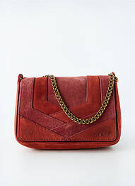 Sac fermeture fermeture aimantée forme rectangulaire rouge NAT & NIN femme