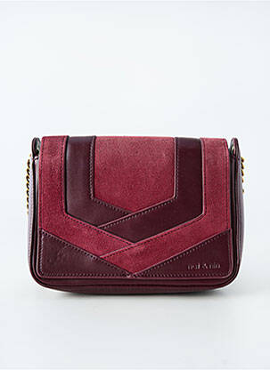 Sac fermeture fermeture aimantée forme rectangulaire violet NAT & NIN femme