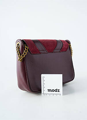 Sac doublure textile forme rectangulaire violet NAT & NIN femme