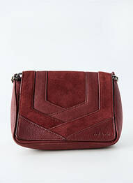 Sac fermeture fermeture aimantée forme rectangulaire rouge NAT & NIN femme