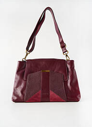 Sac fermeture zippée forme rectangulaire violet NAT & NIN femme
