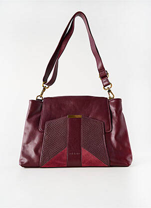 Sac fermeture zippée forme rectangulaire violet NAT & NIN femme
